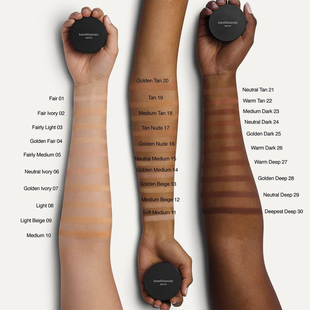 BAREMINERALS/ORIGINAL LOOSE POWDER FOUNDATION NEUTRAL DEEP 29 0.28 OZ (8.4 ML) SPF 15